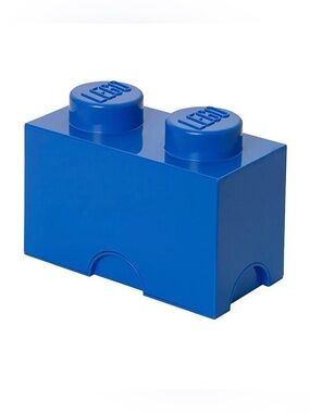 LEGO Blue Storage Box Brick 1x2